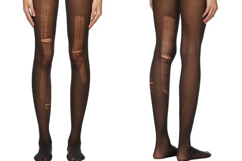 womens gucci stockings|Gucci distressed tights.